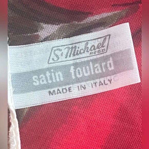 Vintage St Michael Satin Scarf - Picture 4 of 8